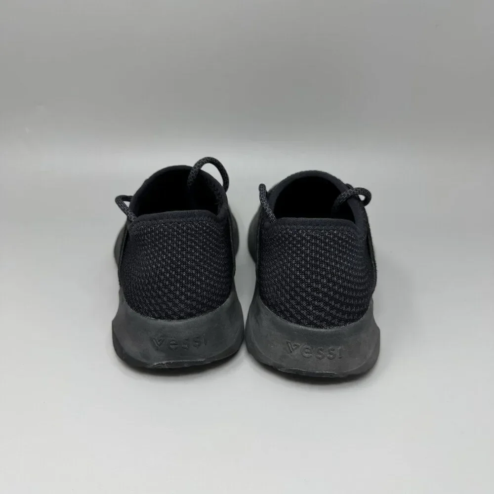 Vessi Everyday Classic Waterproof Women's Size 5 Travel Sneakers Black Shoes